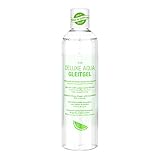Gleitgel auf Wasserbasis, EIS Deluxe Aqua Gleitmittel mit Langzeitwirkung, für gefühlsechtes Empfinden, mit Geschmack Wassermelone, 300