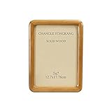 ZDSS Bilderrahmen Set im 2er-Set,Fotorahmen,aus Massivholz,Plexiglasspiegel,horizontal und vertikal platzierbar,an der Wand aufhängbar,zweifarbig,geeignet für Wohnzimmer,E