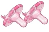 Philips Avent SCF192/07 - Classic Schnuller für Babys, kiefergerecht, Silikon, rosa, 3 Monate, 2 Stück