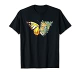 Schmetterling Blumen Insekt Entomologie Geschenk - Falter T-S