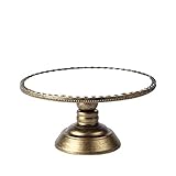 Kuchenstand Retro Kuchenständer Runde Metall Cupcake Halter Obstteller Dessert Display Stand Für Hochzeit Nachmittag Tee Geburtstagsfeier Haus Dekor (Größe : Small)