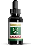 CANMED® KETO Tropfen | BURN mit Pfeffer und Kurkuma | KETOGEN Tropfen für die Diät | 100% Natürlich | Hanfsamenöl mit Mariendistel und MCT Öl | Starke Bitterstoffe | 30