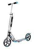 HUDORA 14709 BigWheel 205-Das Original mit RX Pro Technologie-Tret-Roller klappbar-City-Scooter, blau/schw