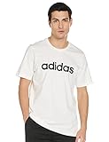 adidas Herren M Lin Sj T Shirt, Weiß Schwarz, XL EU