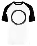 Finsternis Kreis Unisex Herren Frau Baseball T-Shirt Weiß Kurze Ärmel Unisex Baseball T-S