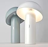 Sompex LED Tischleuchte Svamp, Akkubetrieben, 3 Farben, Dimmbar, Farbe:weiß