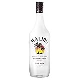 Malibu Caribbean Rum – Fruchtiger Likör auf Rum-Basis mit natürlichem Kokosaroma – Leichte Spirituose, ideal für Longdrinks oder Cocktails – 1 x 1