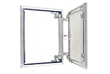 Revisionsklappe GK-Einlage 300x600 mm Gipskarton Revisionstür Revision Wartungstür 30x60cm Wartung Reinigungsklappe Wartungsöffnung mit Aluminium-Rahmen Feuchtraumgeeignet Trockenb