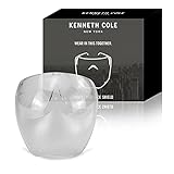 Kenneth Cole Gesichtsschutz im Goggle-Stil mit 180 ° Sicherheitsabdeckung: Antibeschlagbrille und klares Gesichtsvisier in einem Design integriert - Unisex Fashion Protective Wear für Männer, F