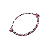 GLANZWEAR® Surferarmband Rope Männer Frauen Seilarmband Nylon Segelknoten Segeltau Surfer Armband Freundschaftsband Partner Armbänder für Damen H