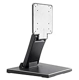 VSG 92001 Halterung für Touchscreens POS oder PC Monitore – Stabiler Display Ständer, Flexibel verstellbar, VESA, Metall, 10 bis 22 Zoll - Schw