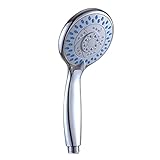 Triamisus Handbrause Badewanne Dusche Verstellbarer Duschkopf Wassersparende Handbrause Einstellbar 5 Modi Spa-Duschbrause - Silb