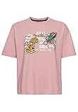 Superdry Womens Vintage VL Narrative Tee T-Shirt, Soft Pink, S
