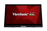 Viewsonic TD1630-3 47 cm (16 Zoll) Touch Monitor (WXGA, HDMI, Lautsprecher, 4 Jahre Austauschservice) Schw