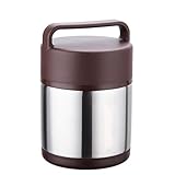 Isolier Speisegefäß, Doppelwandig Thermobehälter Lunchbox Für Büro Schule Unterwegs 2.0L, Edelstahl Vacuum Isolier Speisegefäß, Antirutsch Abrieb
