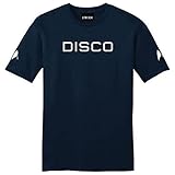 Star Trek Discovery Disco Herren T-Shirt, kurzärmelig, Größe L, Marineb