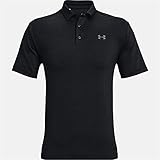 Under Armour Playoff 2.0, atmungsaktives Sportshirt, komfortables und kurzärmliges Funktionsshirt mit loser Passform Herren, Schwarz (Black / Black / Pitch Gray) , L