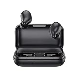 linqingshiduodeshangmaoyouxiangongsi ist Präfekt für Streaming/Podcasting/Gaming TWS. Bluetooth 5.0 Kopfhörer Wireless Ohrhörer Bilateral Call 2200mAh Power Bank Stereo Kopfhörer (Color : Black)