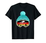 Skispringen Skiflug Skisprung lustiges Wintersport Geschenk T-S