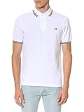 Fred Perry Herren M3600 Poloshirt, Weiß (White 748), X-Larg