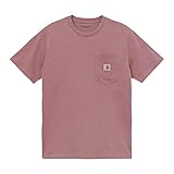 Carhartt Womens Pocket T-Shirt I029070 Malaga, Pink M
