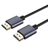 Hochwertiges HDMI-Kabel, kompatibel mit 4k x 2k HDMI, kompatibel mit v2.0-Stecker-Stecker-HDMI-Kabel, geeignet für tragbare PS4-Fernseher (2)