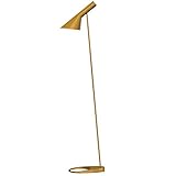 AJ Floor Lamp, Louis Poulsen, Stehleuchte Entworfen von Arne Jacobsen (Ockergelb)
