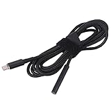Nylon geflochtene Oberfläche Connect USB-C Ladekabel kompatibel für Micro Soft 5 Surface Laptop und mehr Nylon geflochtene Typ C Kab