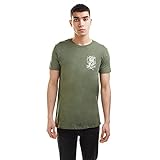 Gas Monkey Herren GMG Emblem T-Shirt, Grün (Military Green Military), L