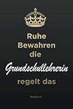 Geschenk für die Beste Grundschullehrerin: A5 Notizbuch als Geschenk für eine Grundschullehrerin - A5 /punktiert - | Grundschullehrerin Geschenke zum Geburtstag|Weihnachtsgeschenk Kolleg