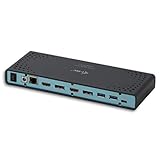 i-tec USB 3.0/USB-C 5K/2x4K Docking Station Universal 2X HDMI 2X DisplayPort 1x GLAN 4X USB 3.0 2X USB-C 1x Audio Mitte / Außen Power Delivery K-Lock, ITA Netzsteck