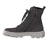 Paul Green Damen SUPER Soft Schnürboots, Damen Combat Boots,schnürstiefel,Women's,Woman,Lady,Ladies,Boots,Stiefel,Bootee,Grau,41 EU / 7.5 U