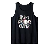 Herren Happy Birthday Casper Jungen Vorname Buntes Geburtstag Tank Top