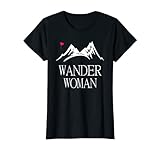 Damen Frauen Damen Wander Woman Hobby Geschenk Berge T-Shirt T-S