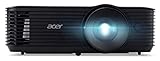 Acer X138WHP DLP Beamer (WXGA (1.280 x 800 Pixel) 4.000 ANSI Lumen, 20.000:1 Kontrast, 3D, Keystone, 3 Watt Lautsprecher, HDMI (HDCP), Audio Anschluss) Home Cinema / B