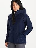 Marmot Damen wasserdichte Gore-tex Regenjacke, Atmungsaktiver Regenmantel Mit Kapuze, Leichter Hardshell Windbreaker Zum Wandern Und Fahrradfahren Wm's Minimalist Jacket, Arctic Navy, S, 36120