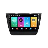 ADMLZQQ Für MG ZS 2014-2017 Android 10.0 GPS Navigation Multimedia Radio, 9 Zoll Touchscreen Auto Stereo, FM/Bluetooth/Lenkradsteuerung/Rückfahrkamera,M150s4core2+32