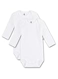 Sanetta Unisex - Baby Body 321861, 2Er Pack, Einfarbig, Gr. 104, Weiß (White 10)