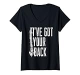 Damen T-Shirt mit Aufschrift 'I've Got Your Back' T-Shirt mit V