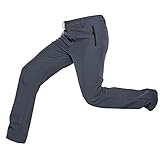 Wespornow Herren Allwetter Wasserdicht Outdoorhose-Skihose-Wanderhose-Thermohose-Softshellhose Outdoor Hosen Schneehose Gefüttert Warm Winter Herbst Atmungsaktiv Winddicht（Grau，S）