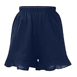 Miodlkadaa Jogginghose Kurz Damen - Kurze Hose Mit Taschen Bequeme Hose Elegant Einfarbig Hose Leichte Schnelltrocknend Hose Kurze Hosen Arbeitshose Kurz Leicht Retro Laufshorts FüR Sport Yog