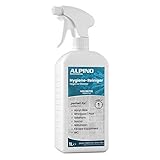 Alpino Hygiene-Spray 1 L | Solarium Reiniger, Whirlpool Reiniger, Acrylglas Reiniger, Sauna Reiniger (Holz), Fitness-Geräte-Desinfektion Spray, Schwimmbad Reiniger, Naturstein Reinig