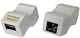 SACLJ Cat 6 Inline-Adapter, ungeschirmt, modularer Inline-Adap