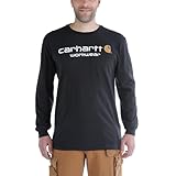 Carhartt Herren 102564 Work Utility T Shirt, Schwarz, XS EU