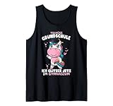 Grundschule Abschluss 2021 Mädchen Gymnasium Einhorn Schule Tank Top