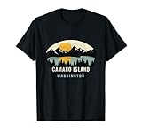 Camano Island Washington Design, WA Urlaub Souvenir T-S