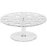 AUTUUCKEE Eistütenhalter Cupcake-Ständer mit 16 Löchern Kapazität, klare Acryl Eistüte Hochzeit Baby Shower, Sushi Handrollenständer Halter (Größe: 16 Löcher)