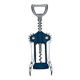 Fackelmann Elemental Korkenzieher, Weinflaschenöffner, elegant, Zinklegierung und PP, 17 cm, 1 Stück