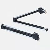 YANJJ 2 PCS Aluminium Universal Auto Ski Dachträger 30' Ski Snowboard Dachträger Abschließbare Skihalter Halterung Für 6 Paar Ski 4 Snowb