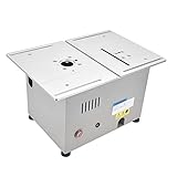 Tischkreissäge, 9000/min Tragbare Tischkreissägen Anhebbar zum Schleifen Gravieren Stanzen(Diamant Silber)